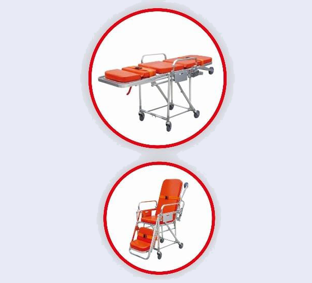 stretcher ambulan lipat